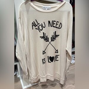 Wildfox All You Need Is Love - Jumper Dress